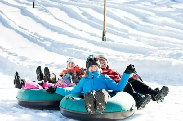 Snow Tubing at Woodward